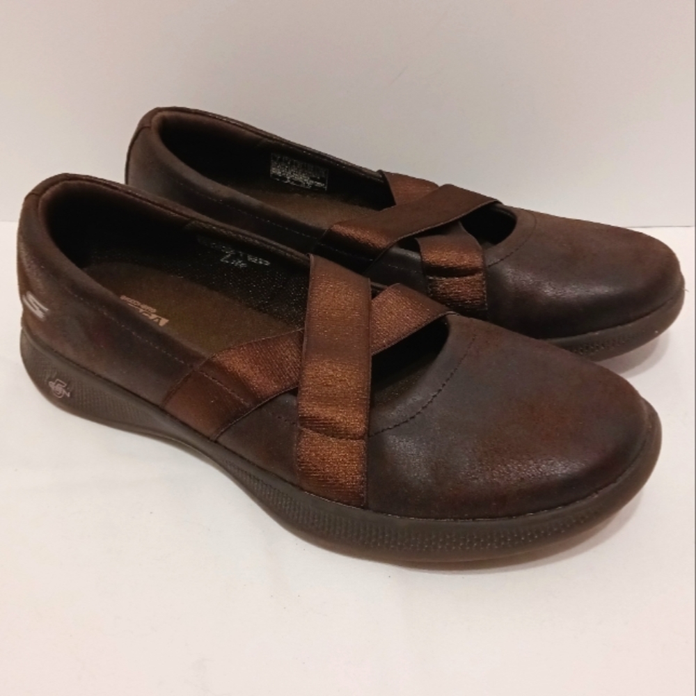 🔥 Skechers Go Step Lite Lovely Shoes Chocolate size 7